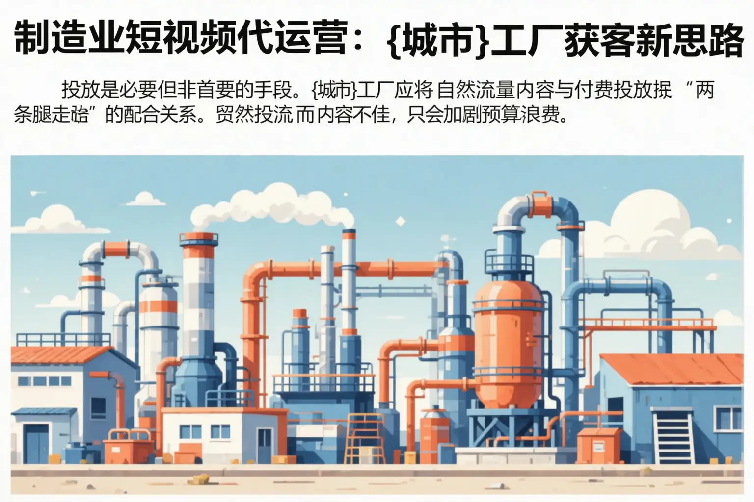 制造业短视频代运营：蒲江工厂获客新思路